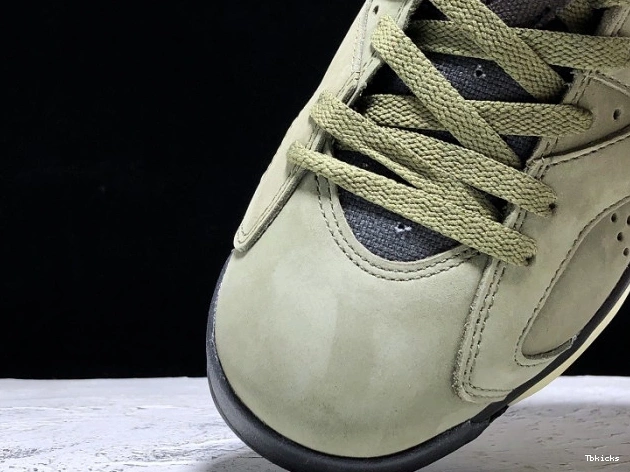 Reps TBK x Jordan Travis Medium CN1084-200 Air Olive Scott 6 0728